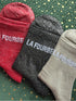 Chaussettes hautes à paillettes "LA FOURBE" 36/41