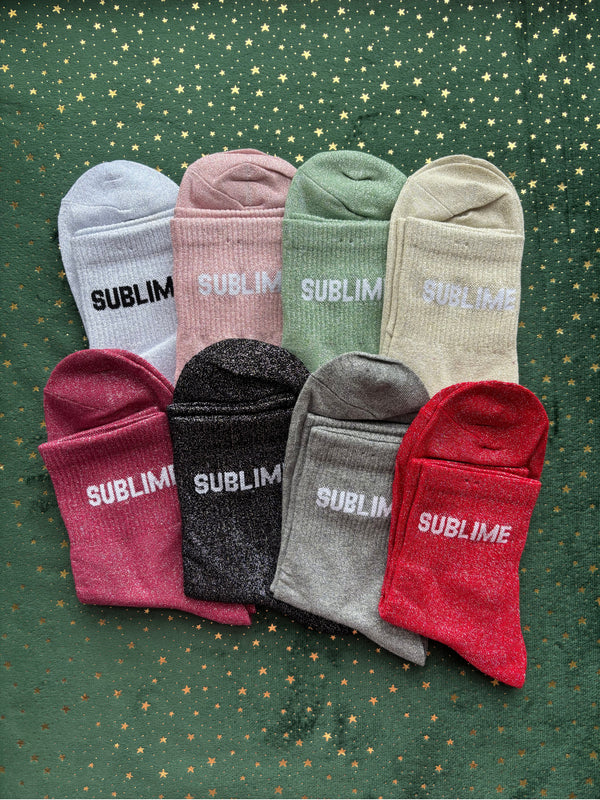 Chaussettes à paillettes "SUBLIME" 36/41