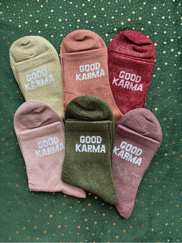 Chaussettes à paillettes "GOOD KARMA" 36/41