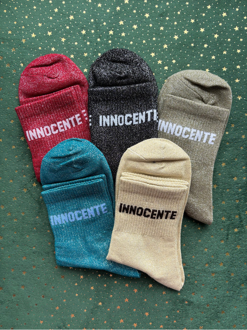 Chaussettes hautes à paillettes "INNOCENTE" 36/41