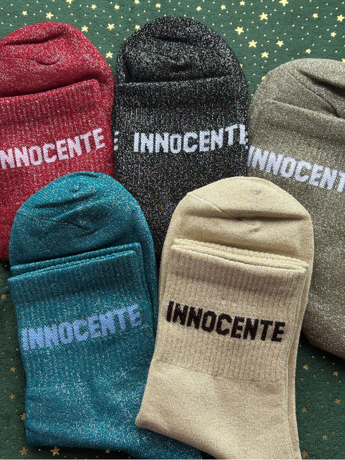 Chaussettes hautes à paillettes "INNOCENTE" 36/41