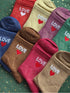 Chaussettes hautes à paillettes "LOVE ❤️" 36/41