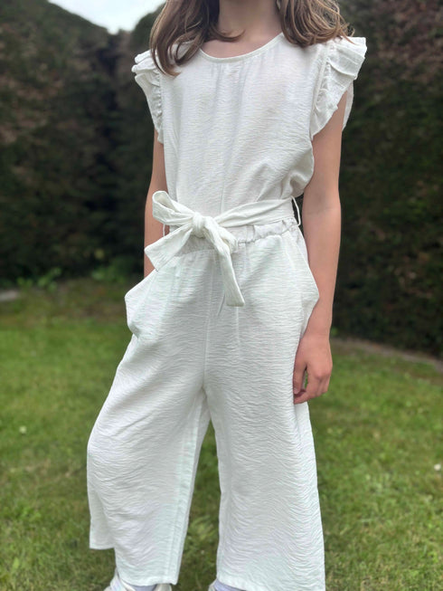 Combi-pantalon écru Lina (collection enfant)
