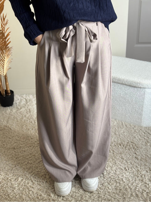 Pantalon fluide taupe ROXY