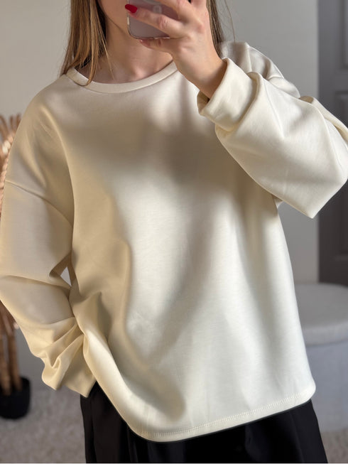 Sweat écru MOMMY