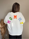 Sweat écru MOMMY