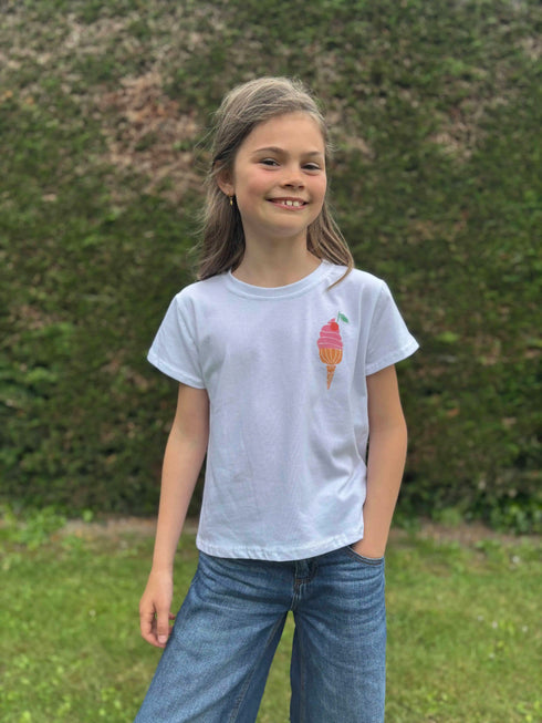 T-shirt blanc Chloé (collection enfant)