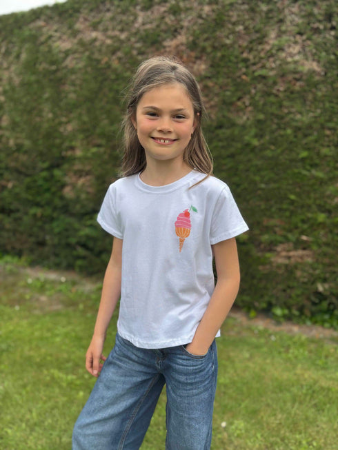 T-shirt blanc Chloé (collection enfant)