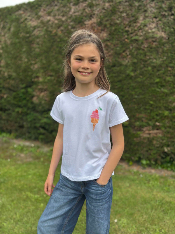 T-shirt blanc Chloé (collection enfant)