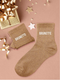 Chaussettes mi-hautes à paillettes "BRUNETTE” – 36/42