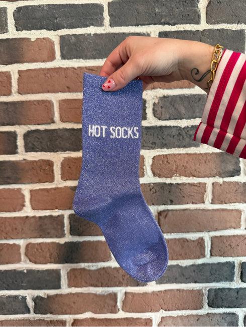 Chaussettes hautes à paillettes “HOT SOCKS” – 36/42