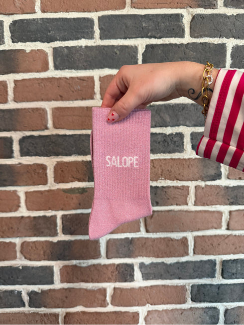 Chaussettes hautes à paillettes “SALOPE” – 36/42