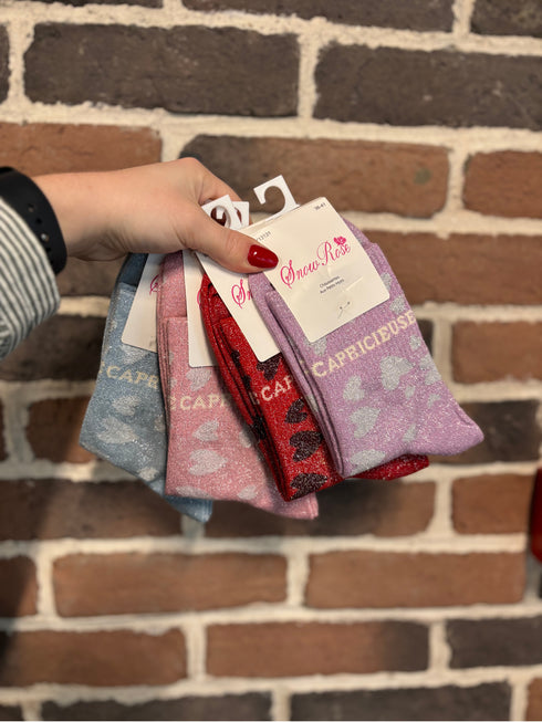 Chaussettes hautes à paillettes "CAPRICIEUSE" 36/41