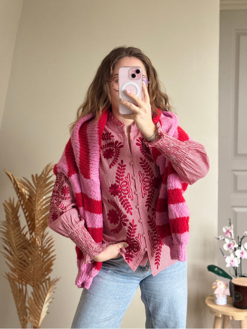 Chemise bordeaux LOU