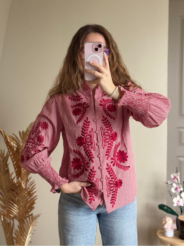 Chemise bordeaux LOU