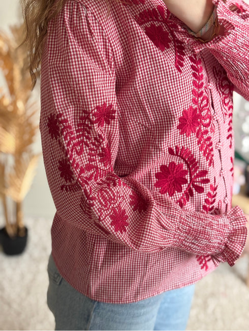 Chemise bordeaux LOU