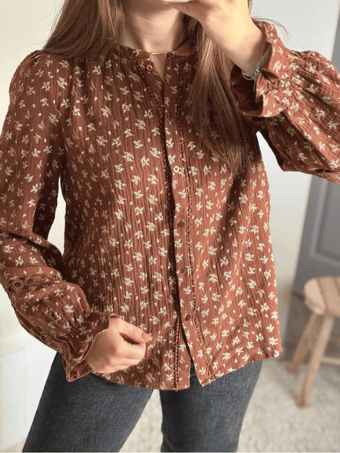 Chemise marron CHOCO