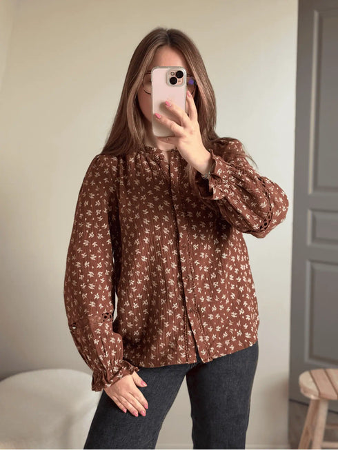 Chemise marron CHOCO