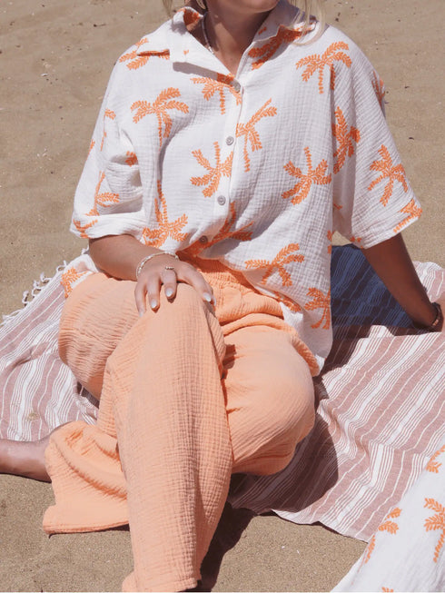 Chemise saumon MAILYS