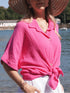 Chemise fuchsia CLEO