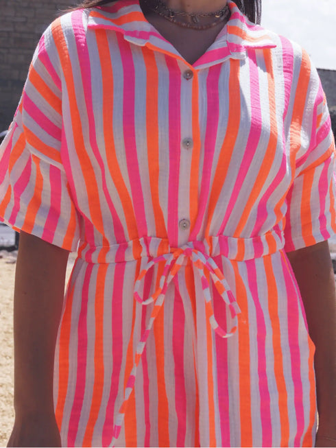 Combishort rayé THEA