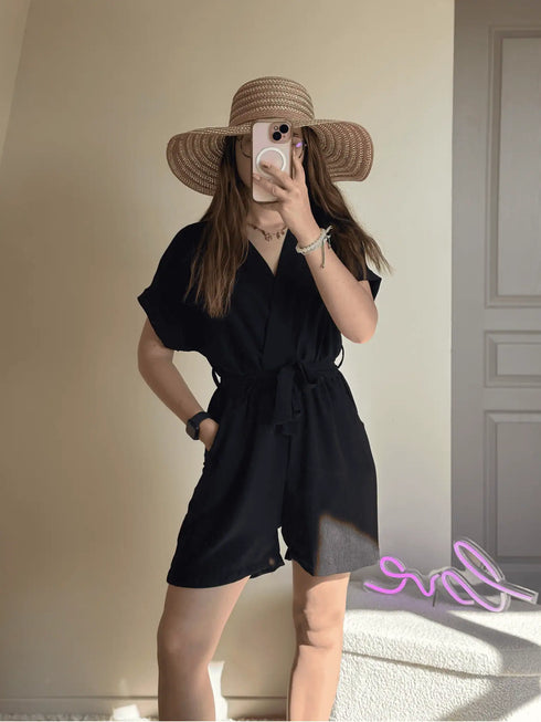 Combishort noir BILLIE