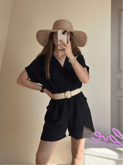 Combishort noir BILLIE