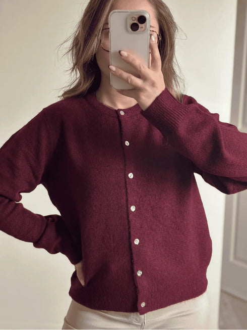 Gilet bordeaux PAULA