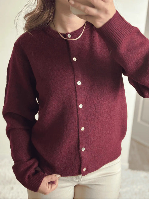 Gilet bordeaux PAULA