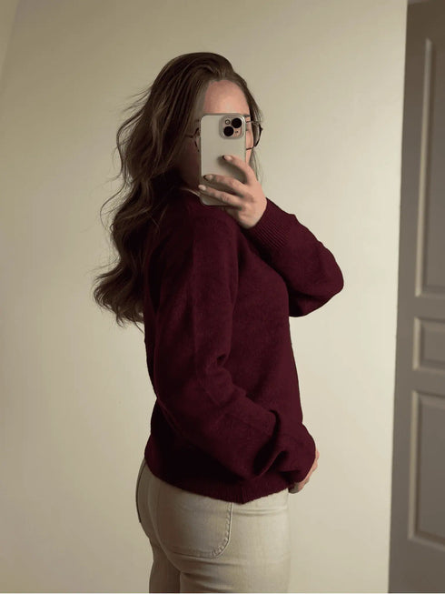 Gilet bordeaux PAULA