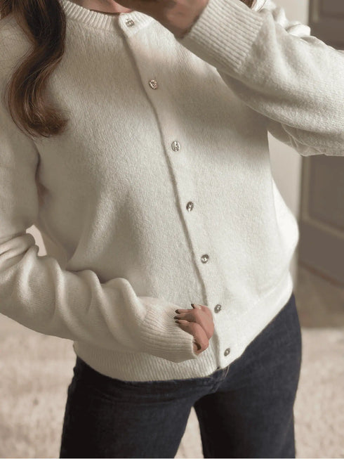 Gilet écru PAULA