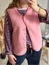 Gilet sans manches rose ZOÉ