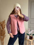 Gilet sans manches rose ZOÉ