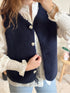 Gilet sans manches marine ZOÉ