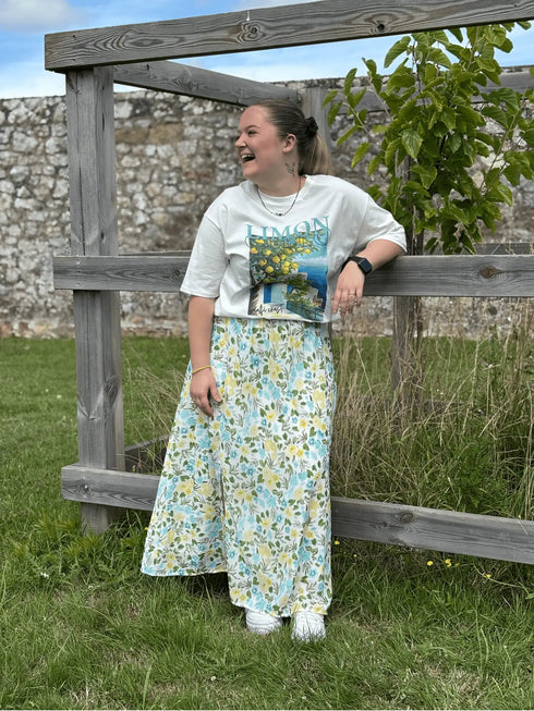 Jupe vert d'eau ELSA