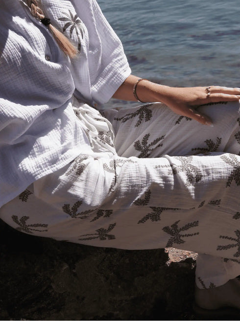 Pantalon kaki MATHILDE