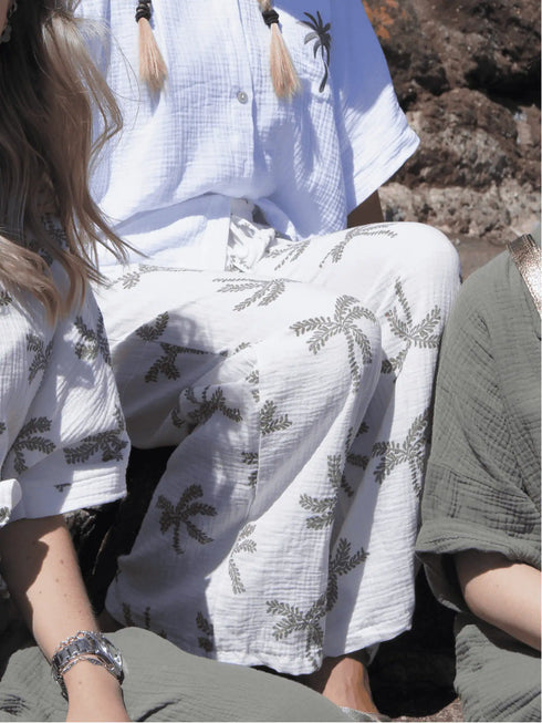 Pantalon kaki MATHILDE