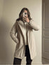 Parka mi longue beige CHARLIE