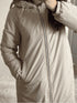 Parka mi longue beige CHARLIE