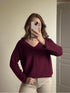 Pull bordeaux ENORA