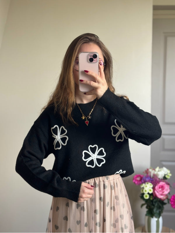 Pull noir JULIA