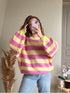 Pull rose/jaune LILA