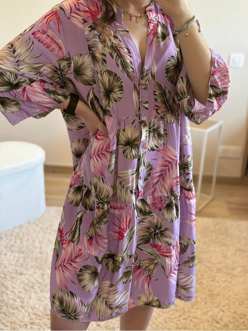 Robe lilas ARYA