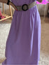 Robe longue lilas CAMILLE