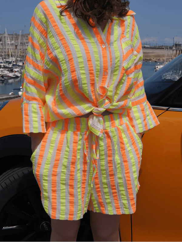 Short jaune fluo EULALIE