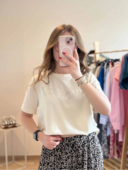 T-shirt beige Nola