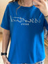 T-shirt bleu roi Nola