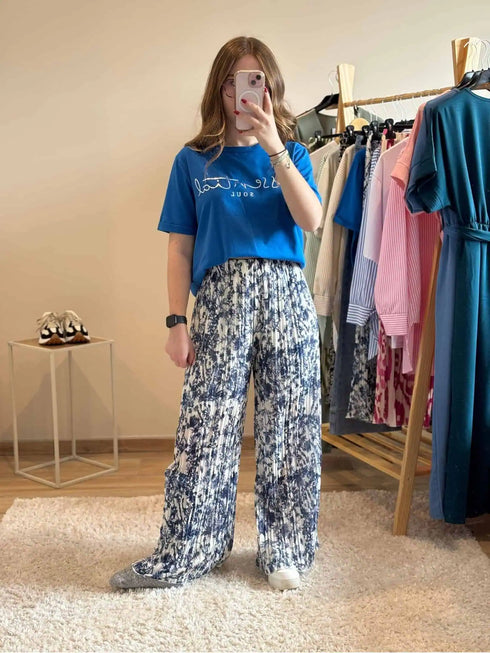 T-shirt bleu roi Nola